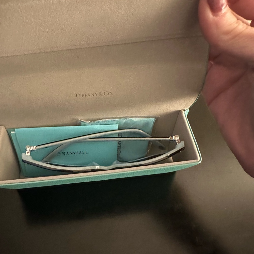 Tiffany & Co. Tortoise Sunglasses with Case - Picture 6 of 9